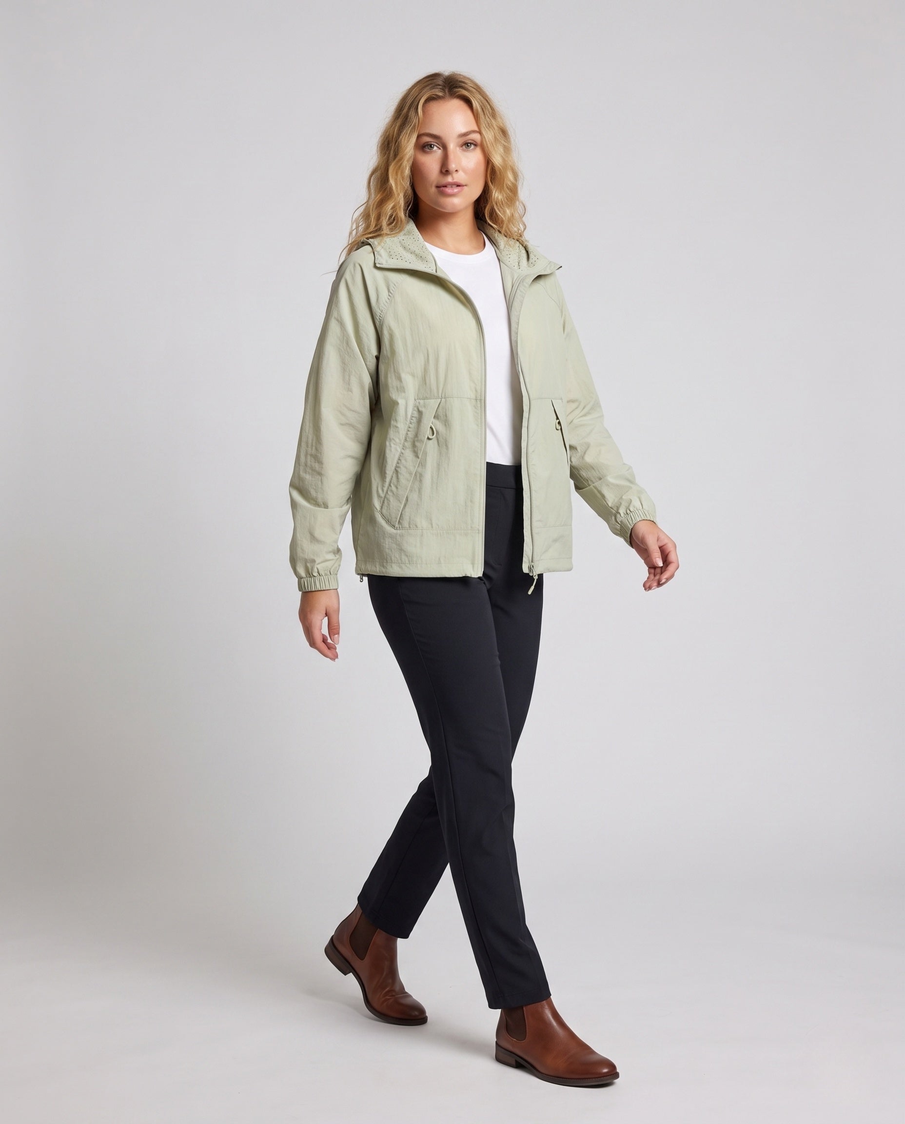 Women's Lightweight Protective Jacket with UV Protection - Front View