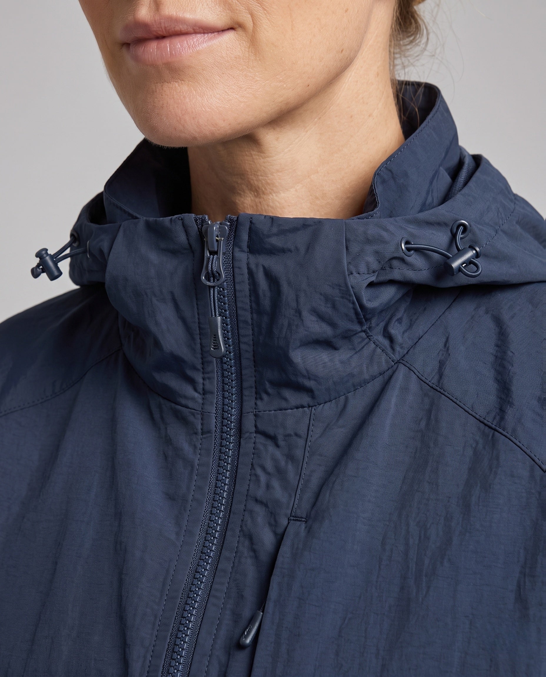 Women's Lightweight Creek Jacket with Breathable Inserts - Close-Up Detail