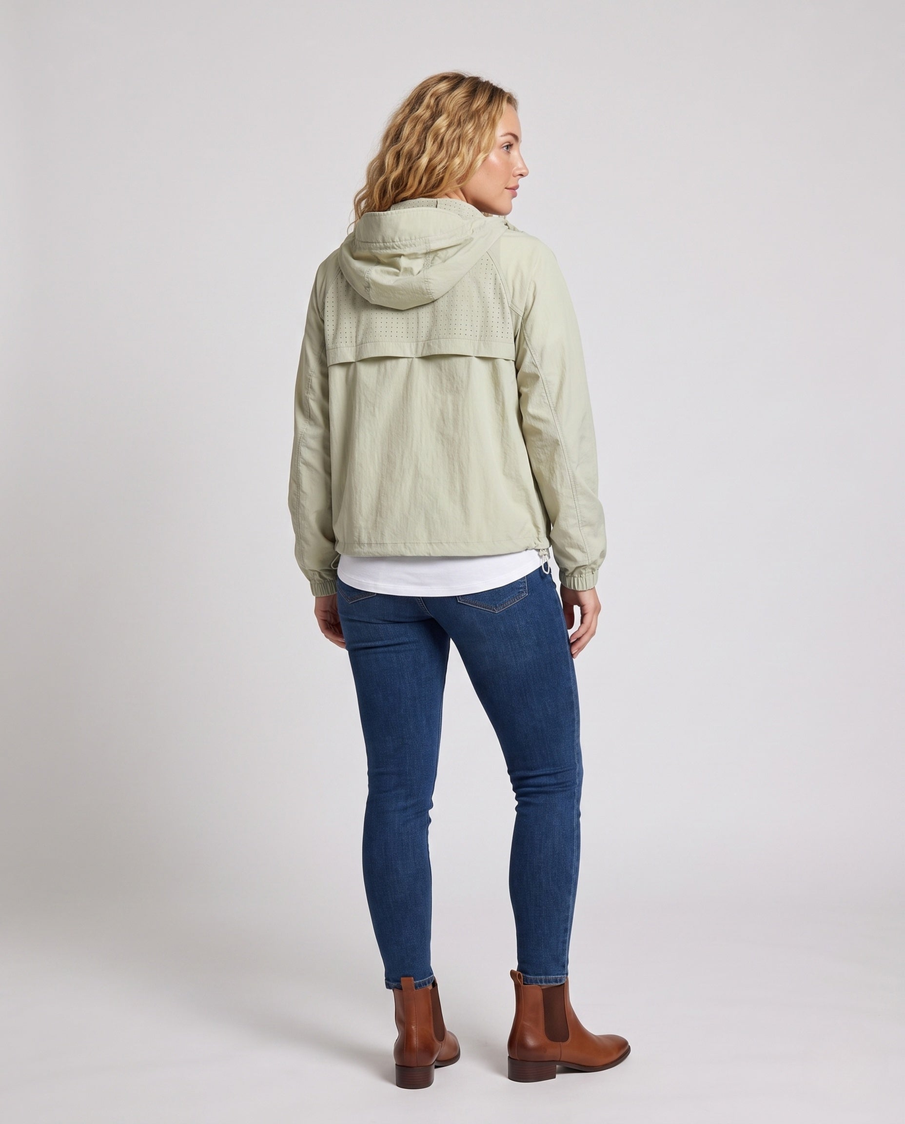 Women's Lightweight Protective Jacket with UV Protection - Back View