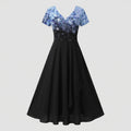 Women's Evening Dress Long Sequins Tulle
