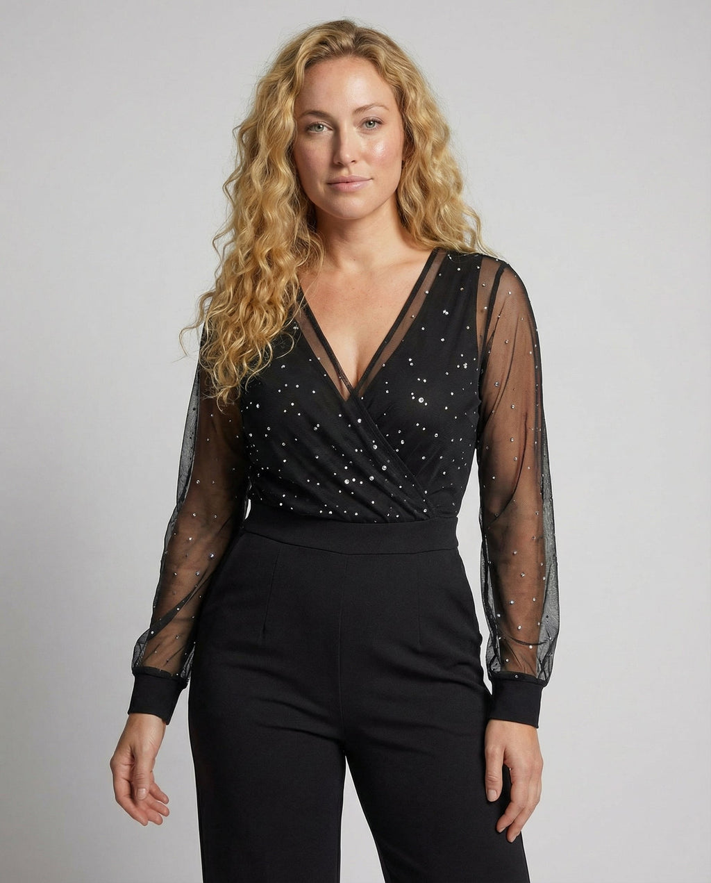 Casual women's jumpsuit in solid design for everyday & leisure | Samantha Style