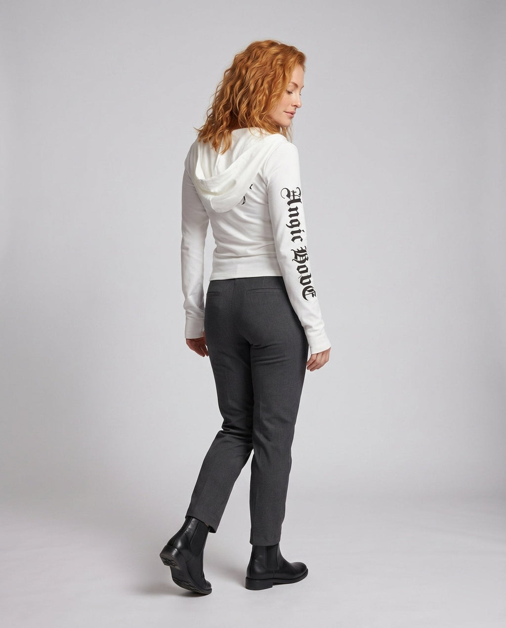 Women's casual hoodie jacket with creative design and practical pockets - Chichicherry