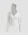 Women's casual hoodie jacket with creative design and practical pockets - Chichicherry