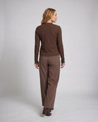 Women's elegant long sleeve blouse with fine button details - Chichicherry