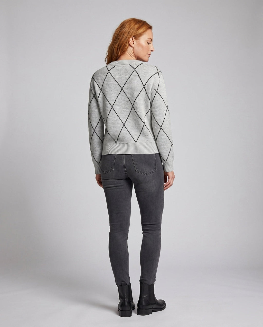 Women's knit sweater with stylish bow details - Chichicherry