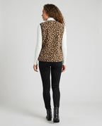 Women's knitted vest with animal pattern - Chichicherry