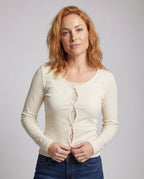 Women's Long Sleeve Blouse with Refined Button Details - Chichicherry