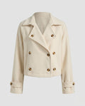 Women’s long sleeve jacket with double button placket and softly padded lining - Chichicherry