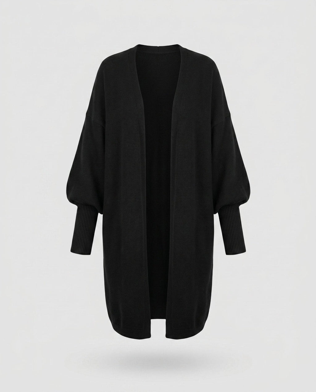 Women's Plus Size Cardigan with Soft Material and Casual Cut - Chichicherry