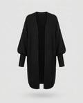 Women's Plus Size Cardigan with Soft Material and Casual Cut - Chichicherry