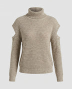 Women's sweater with trendy cut-out design - Chichicherry