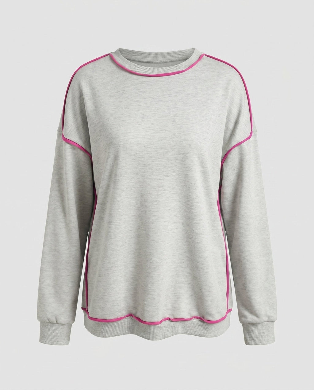 Women's sweatshirt with contrasting seams - Chichicherry