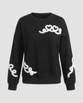 Women’s sweatshirt with playful heart design and casual fit - Chichicherry